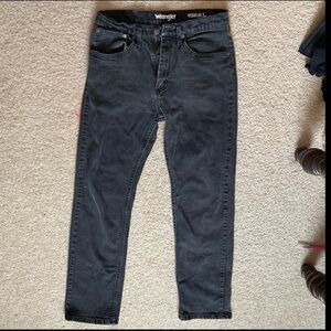 Wrangler 30x30 Regular Fit Charcoal Denim Jeans Pants